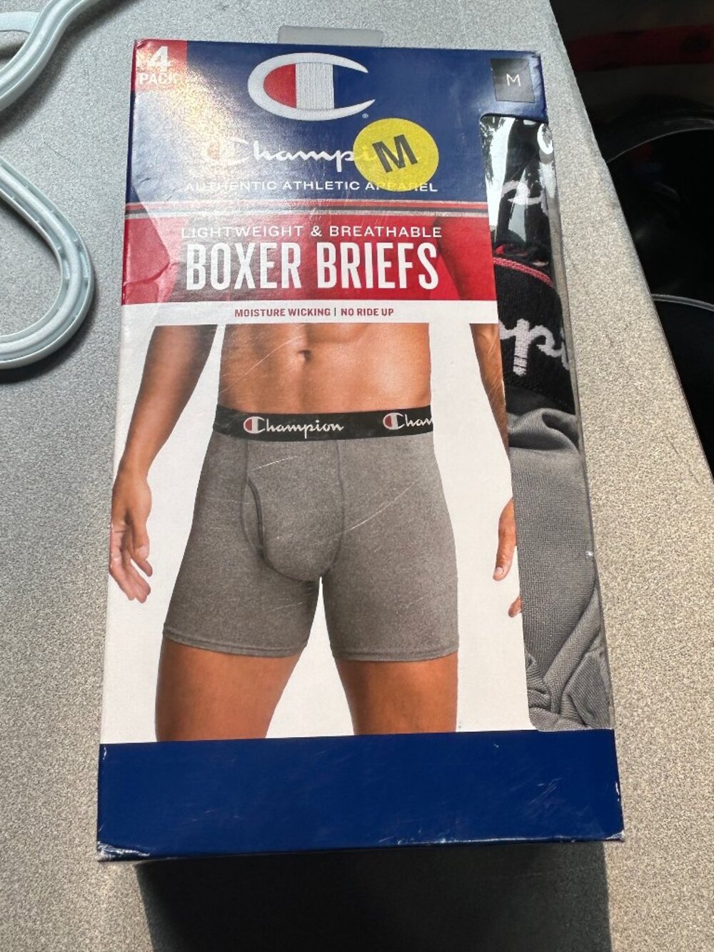 Champion Boxer Briefs – Men’s Medium – 4-Pack